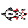 honda crf450r graphics kit 2025-2026 lightning series red