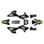 honda crf450rx graphics kit 2021-2024 rebel series lime
