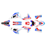 honda crf250r graphics kit 2025-2026 unit series red-blue