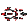 honda crf250rx graphics kit 2022-2024 split series red-shift