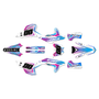 honda crf250rx graphics kit 2022-2024 unit series magenta