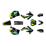 honda crf250r graphics kit 2004-2005 flight series lime