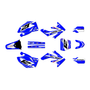 honda crf250r graphics kit 2006-2007 lethal series blue