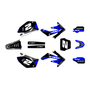 honda crf250r graphics kit 2004-2005 lightning series blue