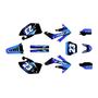 honda crf250r graphics kit 2006-2007 splash series blue