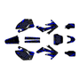 honda crf250r graphics kit 2004-2005 twitch series blue