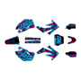 honda crf250r graphics kit 2004-2005 twitch series cm