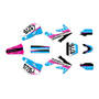 honda crf250r graphics kit 2004-2005 usa series magenta