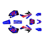 honda crf250r graphics kit 2006-2007 viper series blue