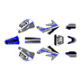 honda crf250r graphics kit 2008-2009 usa series blue-shift