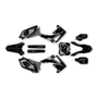 honda crf450r graphics kit 2009-2012 division series smoke