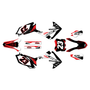 honda crf250r graphics kit 2010-2013 evader series red