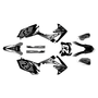 honda crf250r graphics kit 2010-2013 evader series black