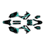honda crf250r graphics kit 2010-2013 fh series teal