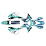 honda crf450r graphics kit 2013-2016 lite series teal