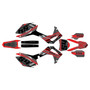 honda crf250r graphics kit 2014-2017 split series red-shift