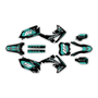 honda crf250r graphics kit 2010-2013 rebel series teal