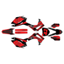 honda crf450r graphics kit 2013-2016 team series red-shift