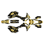 honda crf450r graphics kit 2013-2016 unit series gold