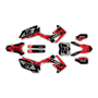 honda crf450r graphics kit 2009-2012 semperfi series red-shift