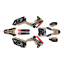 honda crf250r graphics kit 2010-2013 semperfi series red