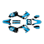 honda crf250r graphics kit 2010-2013 splash series cyan