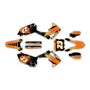 honda crf450r graphics kit 2009-2012 splash series orange