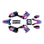 honda crf450r graphics kit 2009-2012 splash series cyan-pink