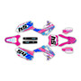 honda crf450r graphics kit 2009-2012 split series pink