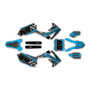 honda crf450r graphics kit 2009-2012 split series cyan