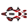 honda crf450r graphics kit 2017-2020 charged series red-shift