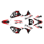 honda crf450r graphics kit 2017-2020 evader series red-white