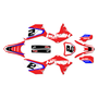 honda crf450r graphics kit 2017-2020 flight series red