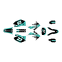 honda crf250x graphics kit 2004-2007 fh series teal