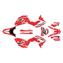 honda crf250r graphics kit 2018-2021 lethal series red