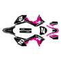 honda crf250r graphics kit 2018-2021 lightning series magenta