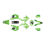 honda crf250x graphics kit 2004-2007 flight series green