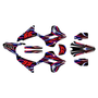 honda crf300l graphics kit 2021-2026 prime series red-blue