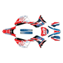 honda crf250r graphics kit 2018-2021 lite series red