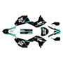 honda crf250r graphics kit 2018-2021 ominous series teal