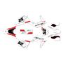 honda crf250r graphics kit 2018-2021 ominous series white