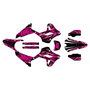 honda crf300l graphics kit 2021-2026 twitch series pink