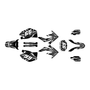 honda crf250x graphics kit 2004-2007 prime series white