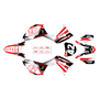 honda crf250r graphics kit 2018-2021 team series red