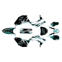 honda crf250r graphics kit 2018-2021 vision series teal