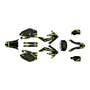 honda crf250x graphics kit 2004-2007 twitch series green