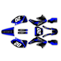 honda crf450r graphics kit 2002-2004 spear series blue