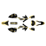 honda crf450r graphics kit 2008 evader series gold