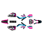 honda crf450r graphics kit 2005-2007 imperator series magenta