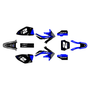 honda crf450r graphics kit 2008 lightning series blue